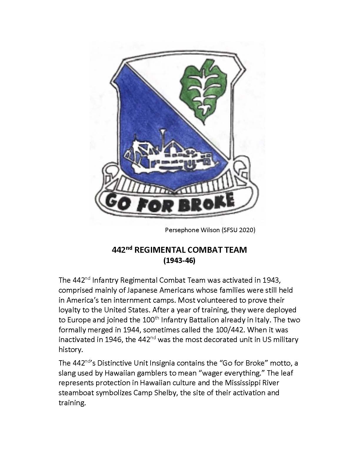 442nd Regimental Combat Team | APIA Biography Project